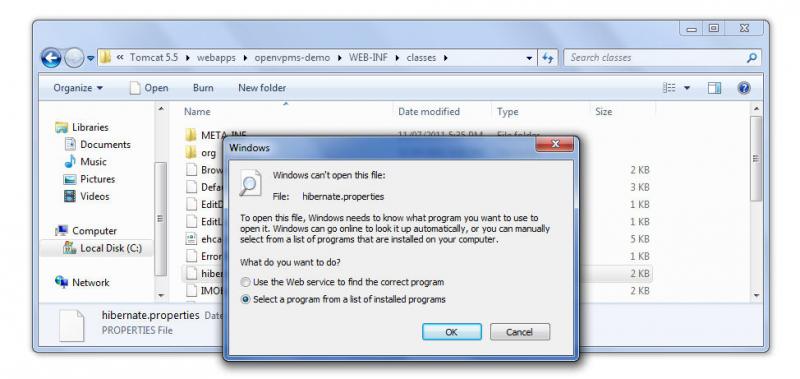 select notepad unselect alway use this program